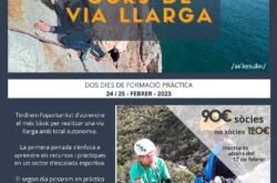 Curs d’escalada en via llarga